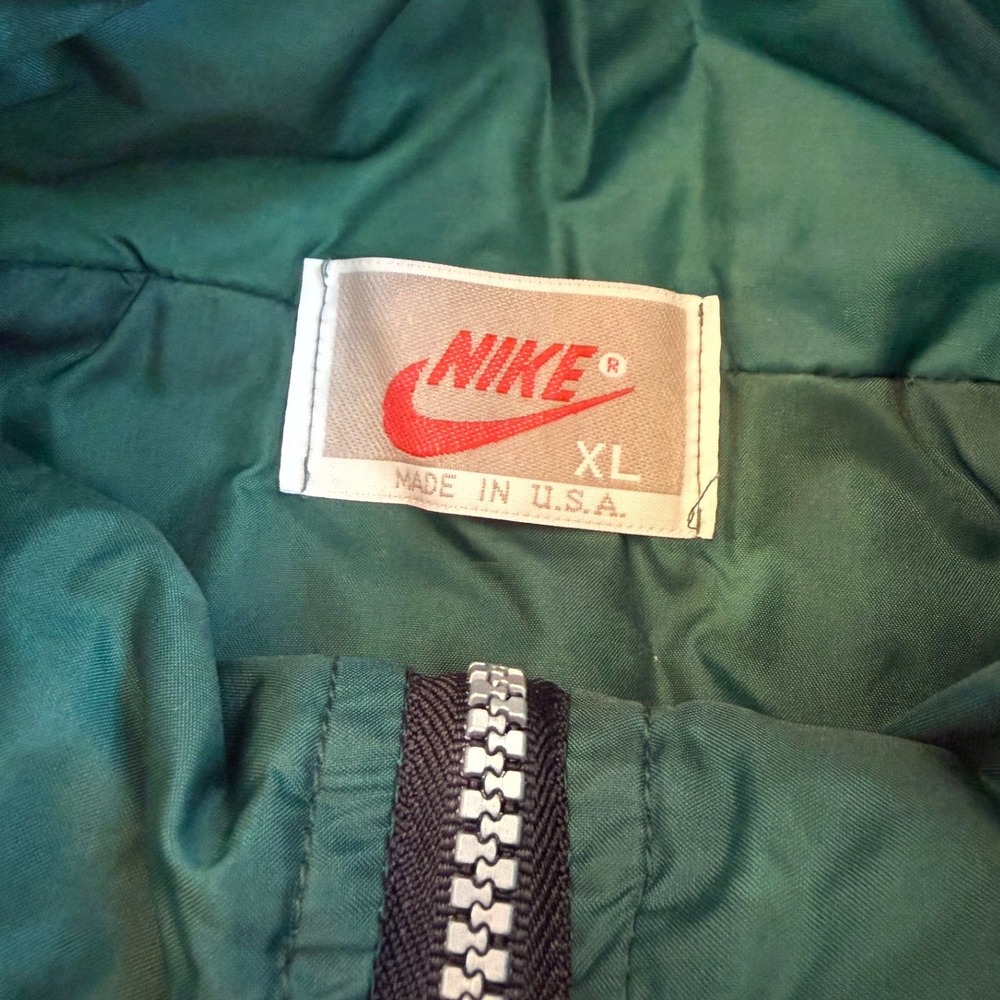 Vintage Nike Windbreaker Jacket XL Green Colorblock Sportswear Gorpcore Hiking - Picture 5 of 8
